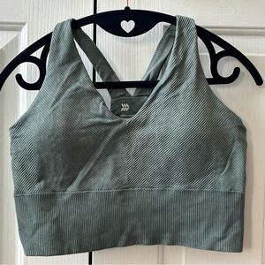 All in Motion Women's Green Sports Bra